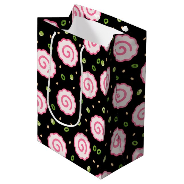 Hawaii Kawaii Fishcake Uzumaki Medium Gift Bag (Front Angled)