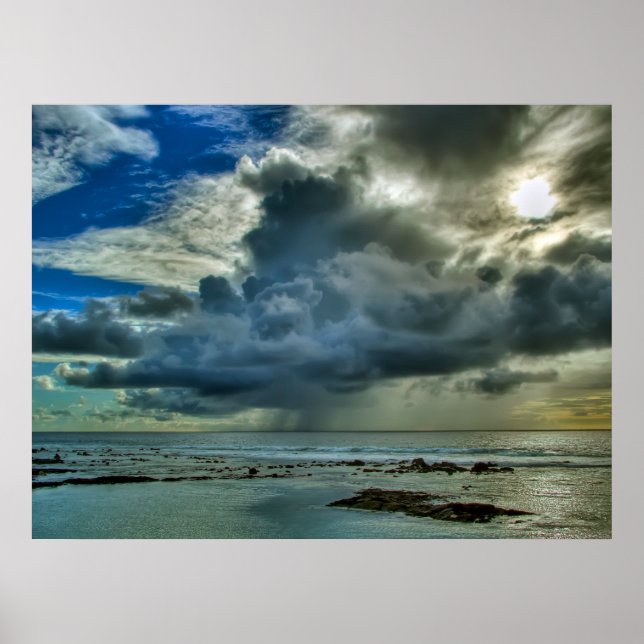 Hawaii Kona Coast Squall Poster (Front)