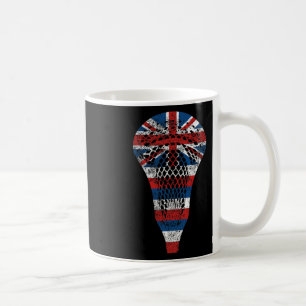 Hawaii Lacrosse Vintage Hi State Flag Lax Stick  Coffee Mug
