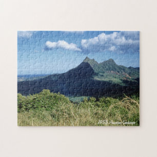 Hawaii Landscape Flora Hawaiian Mountain Paradise Jigsaw Puzzle