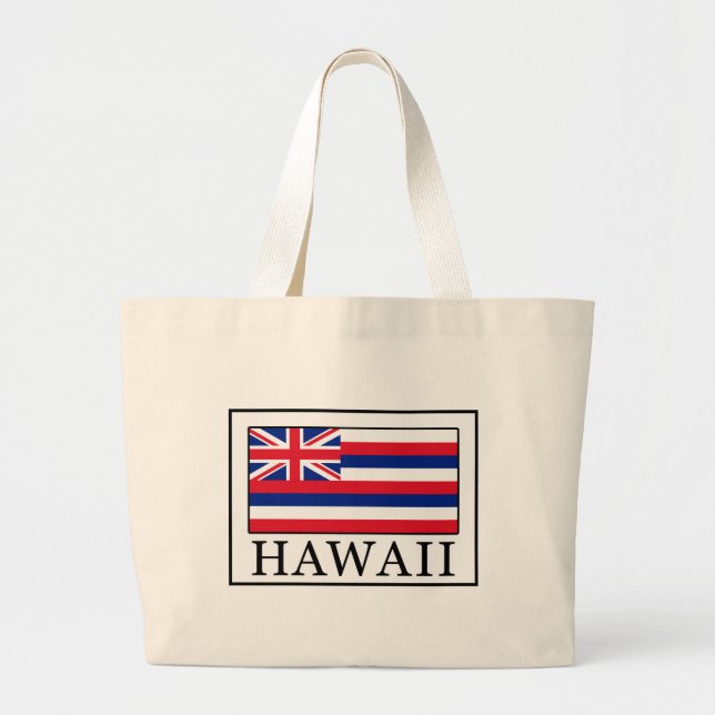 Hawaii Large Tote Bag (Front)