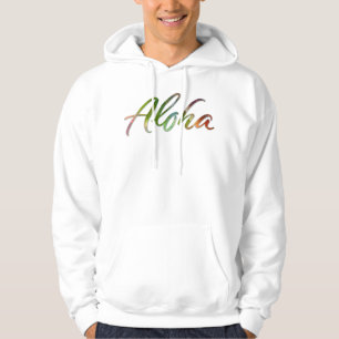 Hawai'i Lettering Calligraphy  - Aloha Hawaii Hoodie