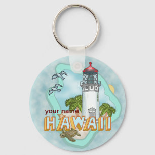 Hawaii Lighthouse keychain