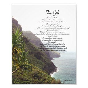Hawaii Love Poem Photo Print