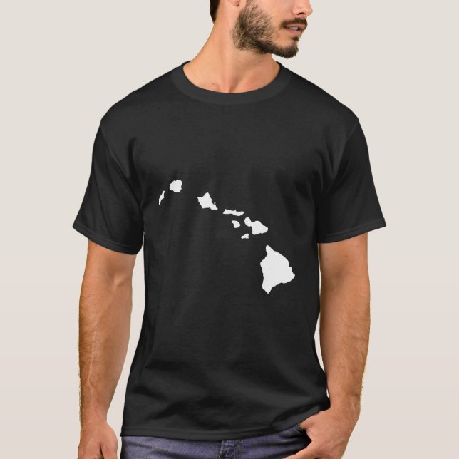 Hawaii Map T-Shirt (Front)