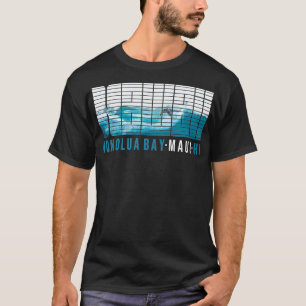 Hawaii MAUI Honolua Bay Hawaiian Surfer T-Shirt