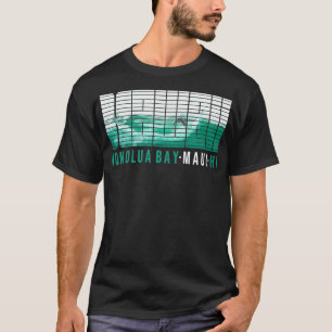 Hawaii MAUI Honolua Bay Hawaiian Surfing T-Shirt
