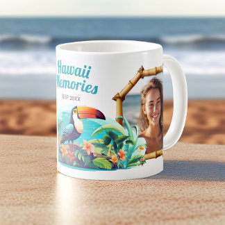 Hawaii Memories Photo Collage Souvenir Coffee Mug