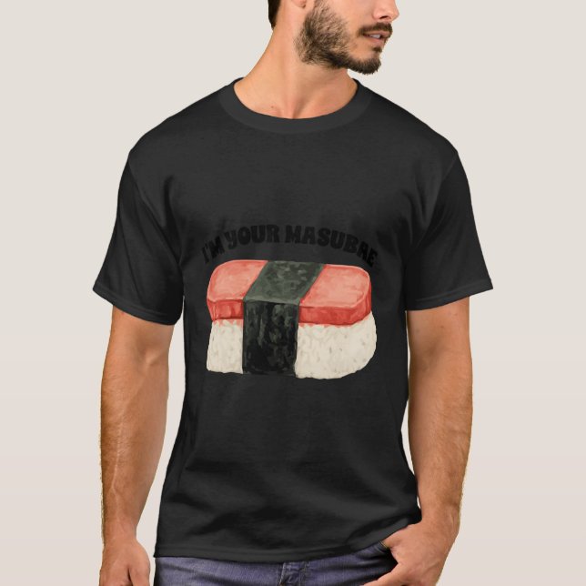 Hawaii Musubi Pun Musubae Humour T-Shirt (Front)