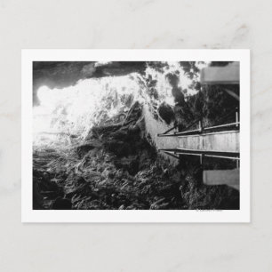 Hawaii National Park, View of a Lava Tube Postcard