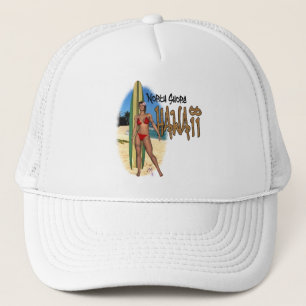 Hawaii North Shore Surfer Girl Hat