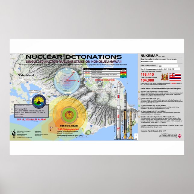 Hawaii - Nuclear Detonation Poster (Front)