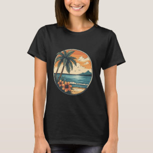 Hawaii Oahu Honolulu Maui Waikiki Volcano Surf Ret T-Shirt