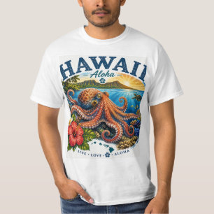 Hawaii Octopus T-Shirt
