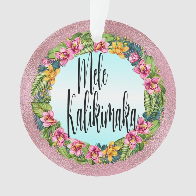 Hawaii  Ornament (Front)