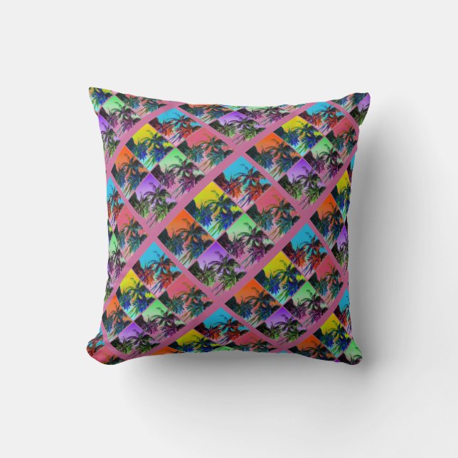 Hawaii Palm Trees Pillows (Front)
