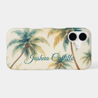 Hawaii Palms Calligraphy Simple Professional Name