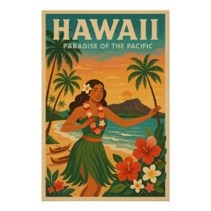 Hawaii – Paradise of the Pacific Poster