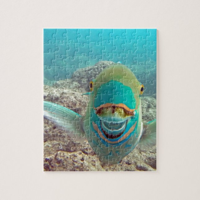 Hawaii Parrot Fish - Uhu Jigsaw Puzzle (Vertical)