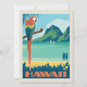 Hawaii   Parrot Save The Date