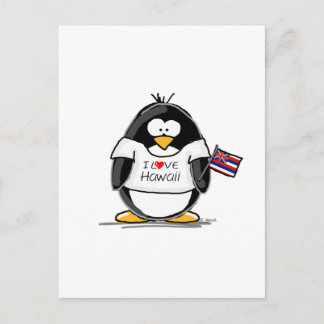 Hawaii Penguin Postcard