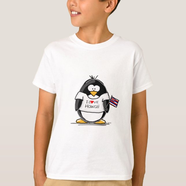 Hawaii Penguin T-Shirt (Front)