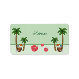 Hawaii personalisiert label