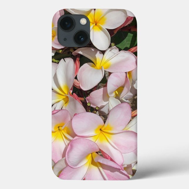 Hawaii Plumeria Case-Mate iPhone Case (Back)