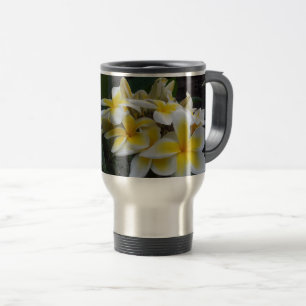 Hawaii Plumeria Flowers Travel Mug