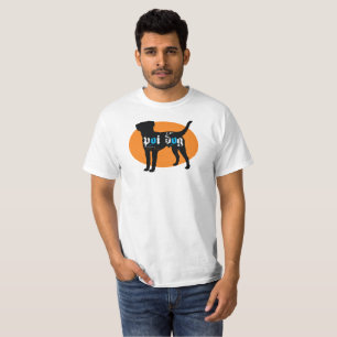 Hawaii Poi Dog Orange Oval T-Shirt