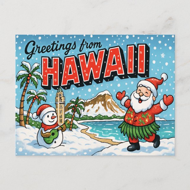 HAWAII Postcard (Front)