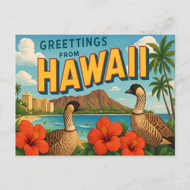 HAWAII Postcard (Front)