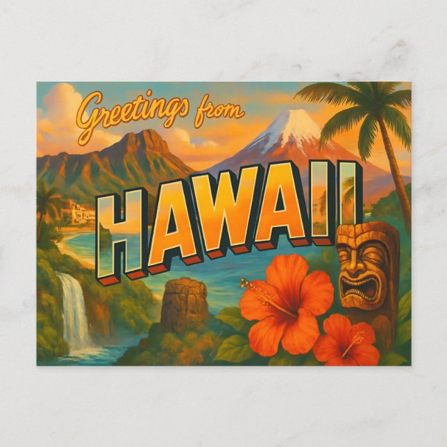 HAWAII Postcard (Front)