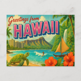HAWAII Postcard