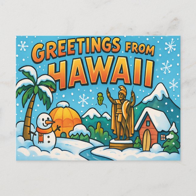 HAWAII Postcard (Front)