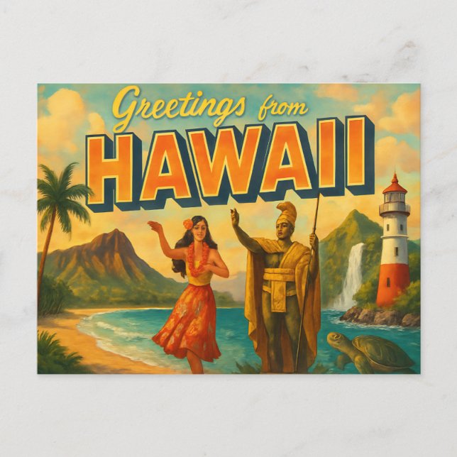 HAWAII Postcard (Front)