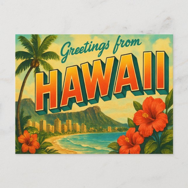 Hawaii Postcard (Front)