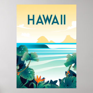 Hawaii Poster, Hawaii Wall Art 