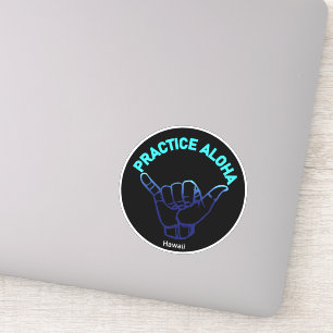 Hawaii Practice Aloha HIPacific Shaka (Hang loose)