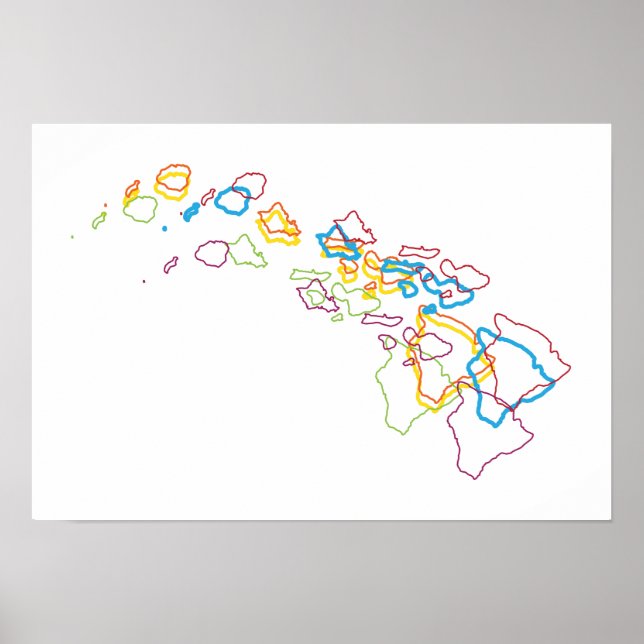 hawaii pride blur poster (Front)