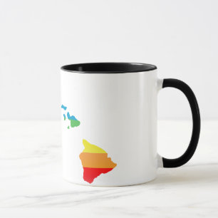 hawaii pride. striped. mug
