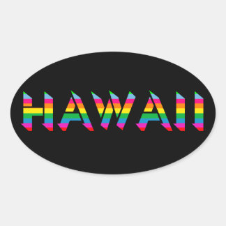 Hawaii Rainbow Stickers