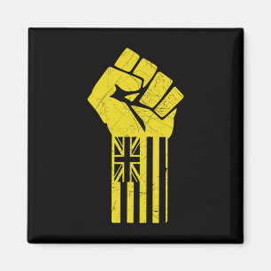 Hawaii Resist Fist Up Defend Kanaka Maoli Kea Magnet