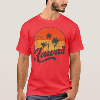 Hawaii Retro Vintage Sunset T-Shirt