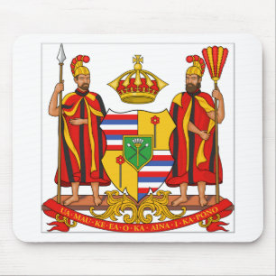 Hawaii Royal Coat of Arms Mouse Mat