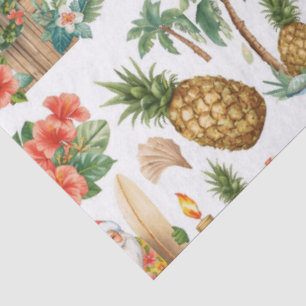 Hawaii Santa Surf Shack Hawaii “Mele Kalikimaka!”  Tissue Paper