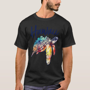 Hawaii Sea Turtle Hawaiian Floral Matching Family T-Shirt