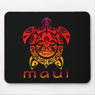 Hawaii Sea Vivid Turtle  Mouse Mat