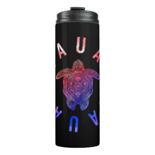 Hawaii Shirt, Kauai Tee, Turtle Lover Sand And Thermal Tumbler