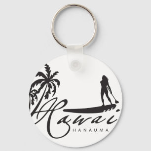 Hawaii Stand Up Paddle Key Ring